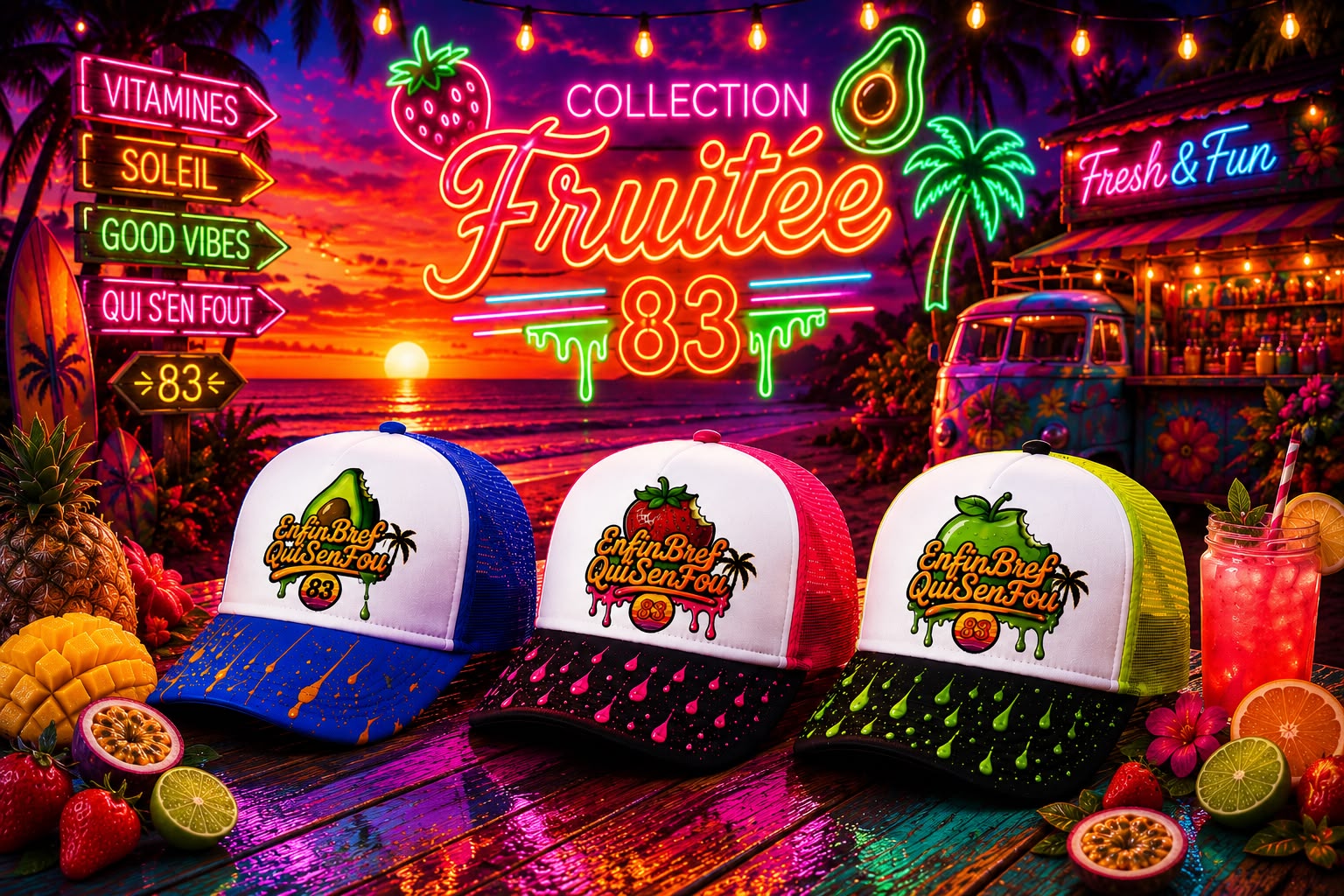 Casquette collection "Fruité 83"