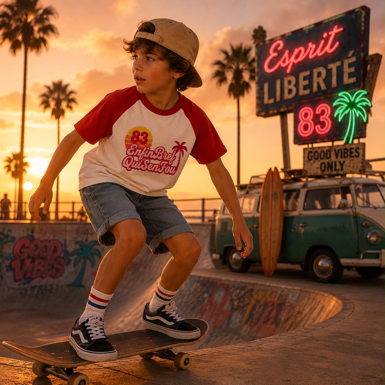 T-shirt Enfant Sunset